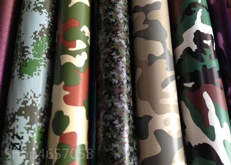  1.52*30m Fashion Style Auto Film Sticker Protection Wrap Car Body Protective Camouflage Vinyl
