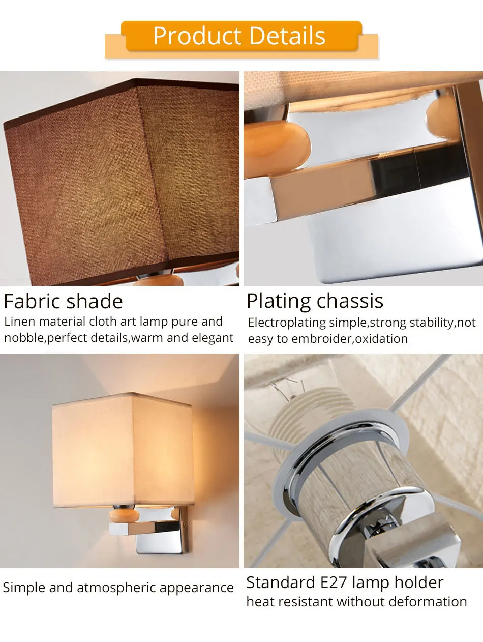 Sconce Lamp Luminaria Mirror Bathroom Lighting Wall Lights with Switch USB E27 Bulb Wall Lamps Bedside Indoor Reading Light (7)