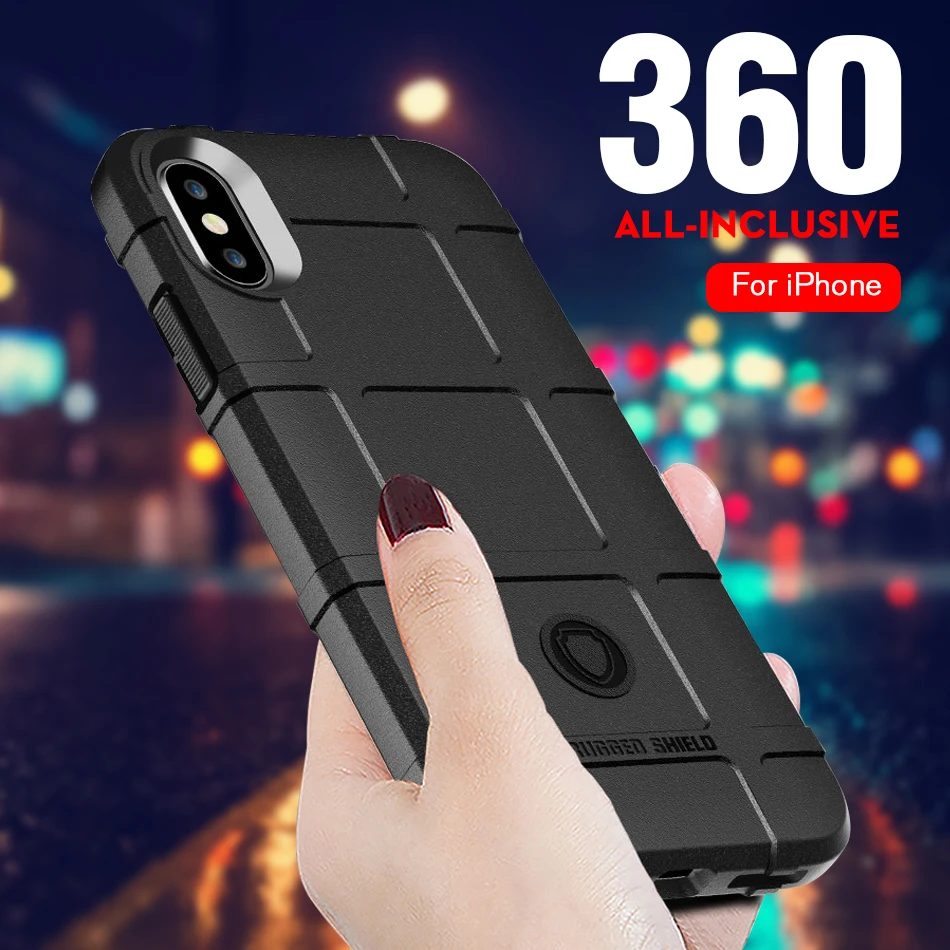 

Case For iphone XS Max Case For iphone 7 8 Plus Case Silicone Soft Matte 360 Rugged Cover For iphone X XR 6 6S Case Not umidigi