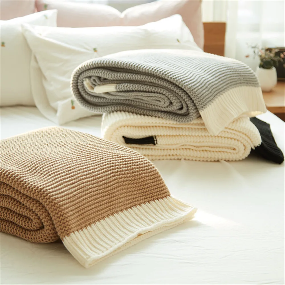 Popular Modern Blanketbuy Cheap Modern Blanket Lots From China - Panlonghome New Color Matching Knitted Blanket Modern Simple Sofa Blanket(china(mainland)) popular modern blanketbuy cheap modern blanket lots from china - panlonghome new color matching knitted blanket modern simple sofa blanket(china(mainland))