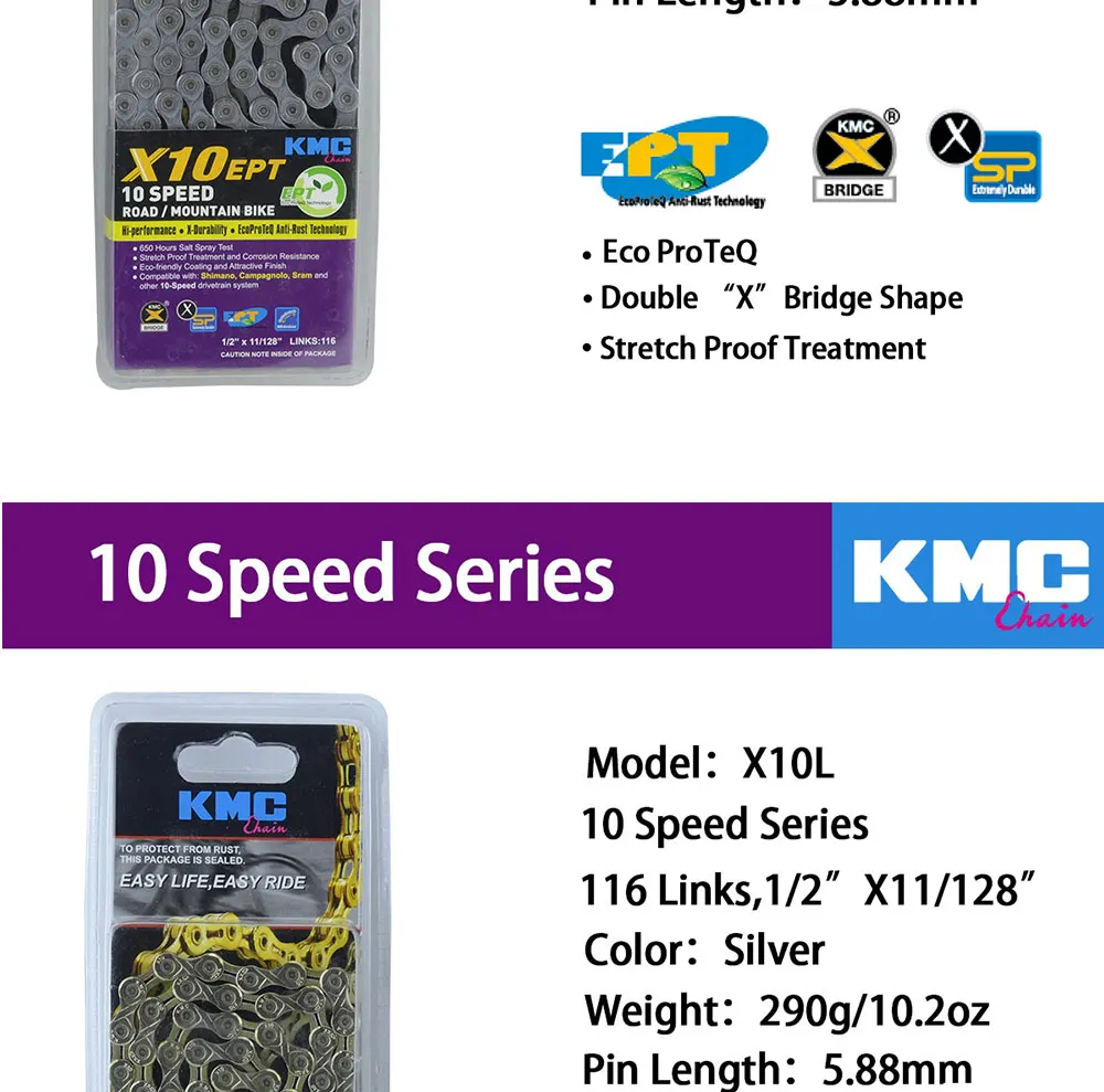 Perfect KMC X11 X10 Bicycle Chain 9S 10S 11S Bicycle Chain 116L With Original box and Magic Button for Mountain/Rod Bike Bicycle Parts 16 Perfect KMC X11 X10 Bicycle Chain 9S 10S 11S Bicycle Chain 116L With Original box and Magic Button for Mountain/Rod Bike Bicycle Parts 16