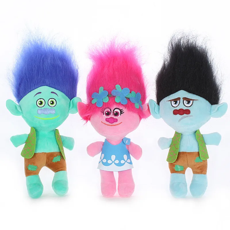 Плюшевые игрушки с изображением троллей из фильма тролли удачи Poppy Branch Peluche