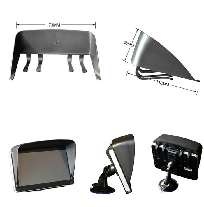 Солнцезащитный козырек GPS для Garmin Nuvi 65LM 65LMT 66LM 66LMT 67LM 68LM LMT Magellan Roadmate 9250T LMB 9055 LM 9020T