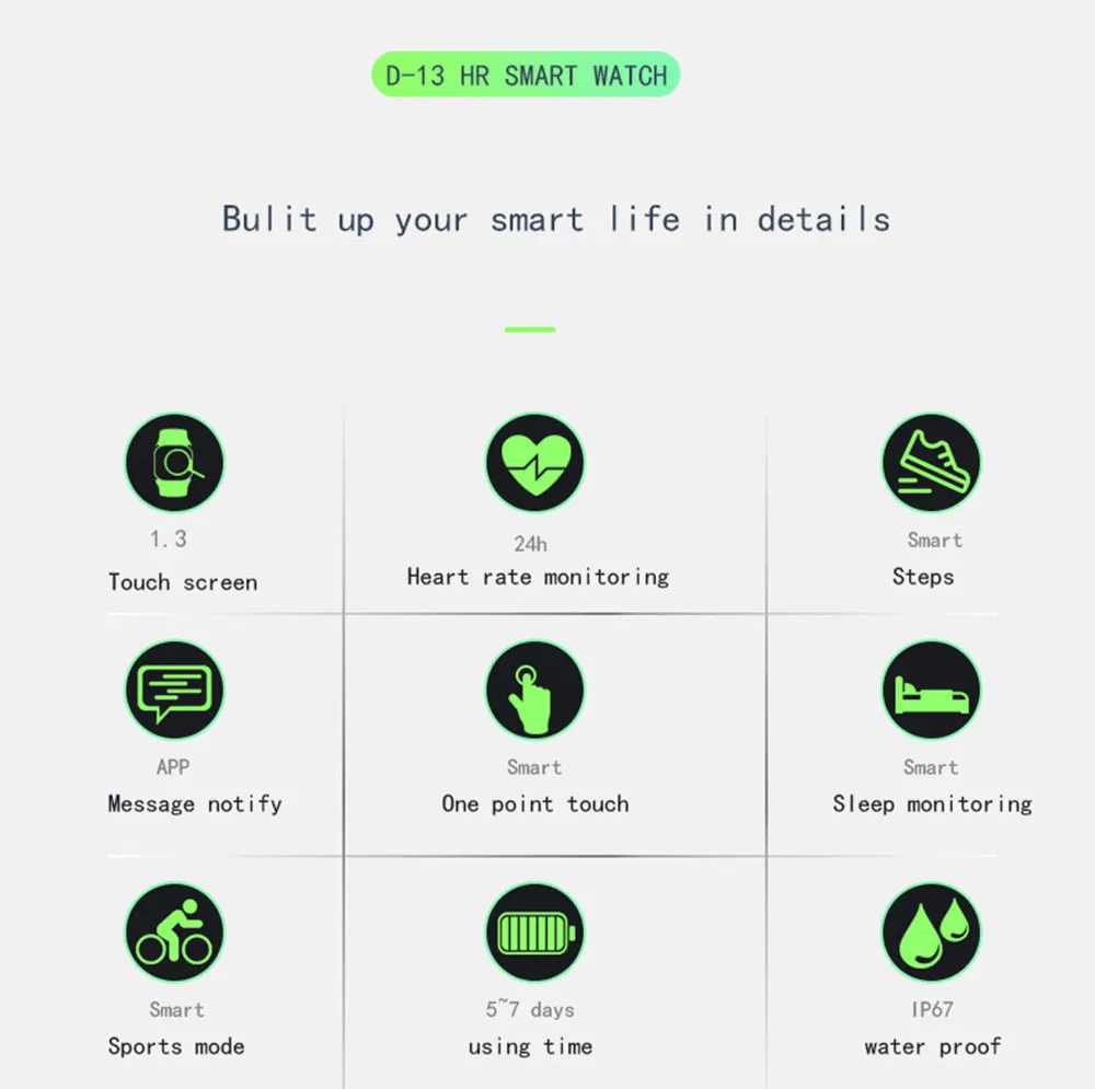 3- Smart Band Watch Fitness Bracelet Blood Pressure Women Fitness Tracker Watch Heart Rate Monitor Waterproof IP67 Smartband Sport