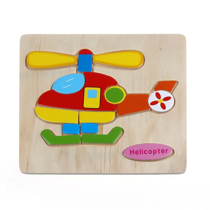 

HIINST Best-seller Wooden Helicopter Puzzle Educational Developmental Baby Kids Training Toy dropship ap16m30