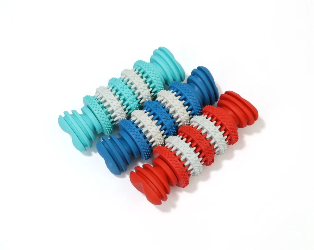 Dog Toy Interactive Rubber Resistance To Bite Dog Toy Tooth Cleaning Chew Training Toys Pet Dog Cat Puppy Elasticity Teeth Stick (1)