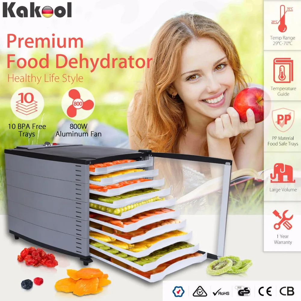 Buy 10 Trays Food Dehydrator Household BPA Free Beef