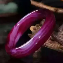 Чистый натуральный агат Халцедон Браслет Ювелирные украшения