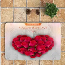 Нескользящий ковер с принтом ко Дню Святого Валентина, ковер для столовой, дома, спальни, напольный коврик