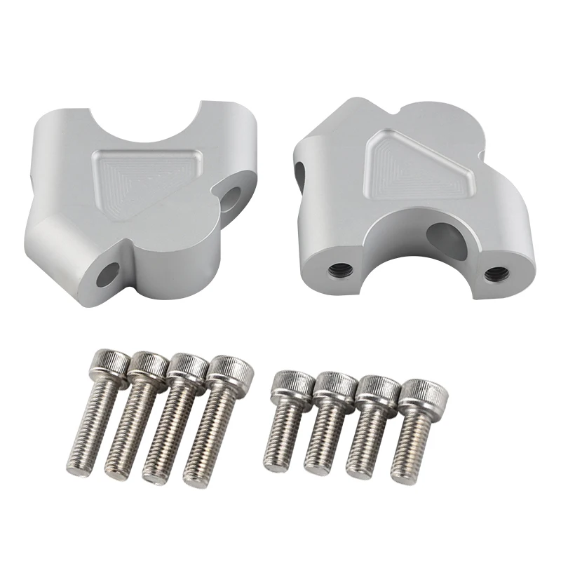 

H2CNC Handlebar Riser Clamp Extend Handle Bar Adapter 30MM UP Mounting Bracket Kit For BMW R1200GS Rallye 2016-2019 R 1200GS