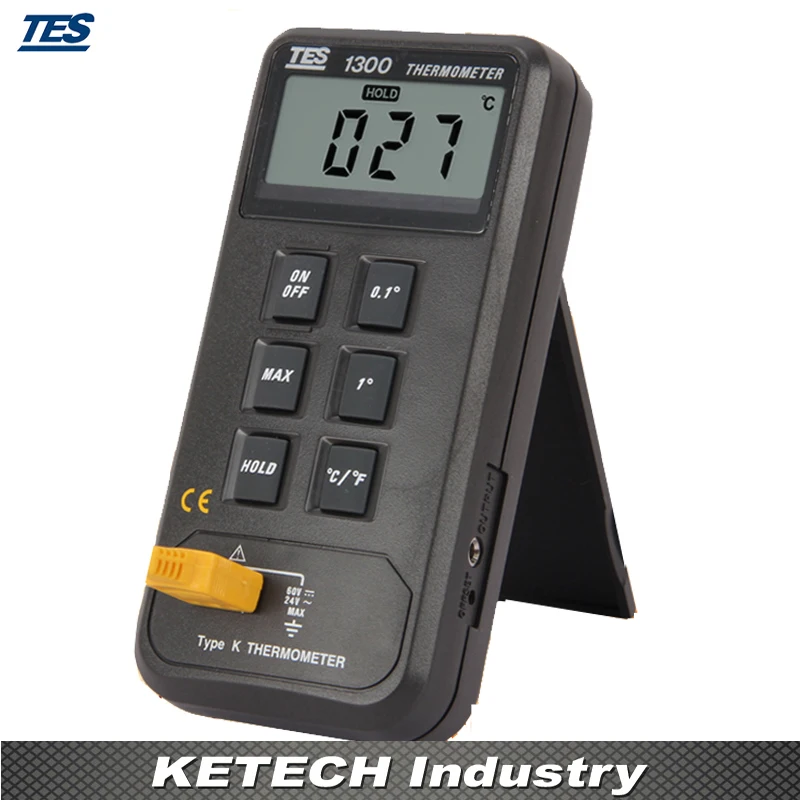 TES 1300 Single Input Digital Thermometer Temperature Reader Sensor 50