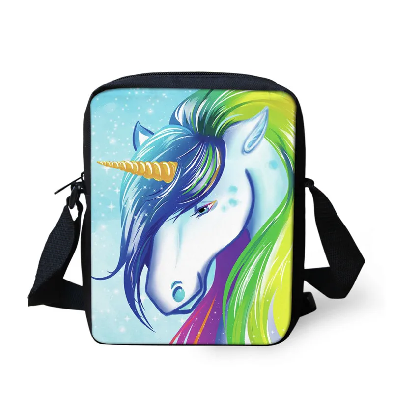 FORUDESIGNS/Единорог мини сумка для мальчиков и девочек на заказ маленькая сумка через плечо с персонажами из мультфильмов для детей сумки через плечо на заказ Ваш образ - Цвет: Z4145E