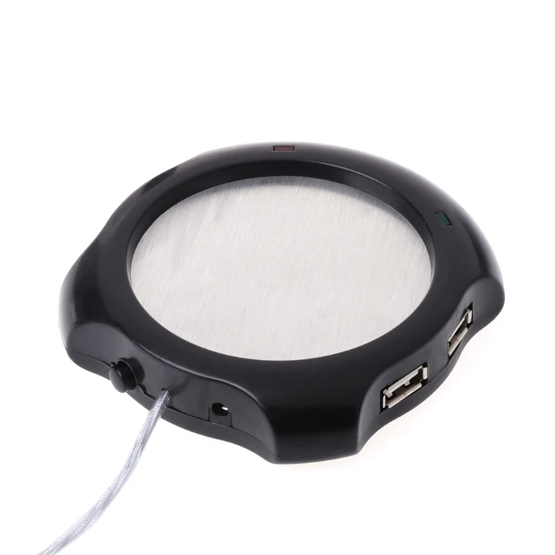 

4 USB Hub Electric Powered Drink Cup Warmer Pad Plate For Office and Home Use