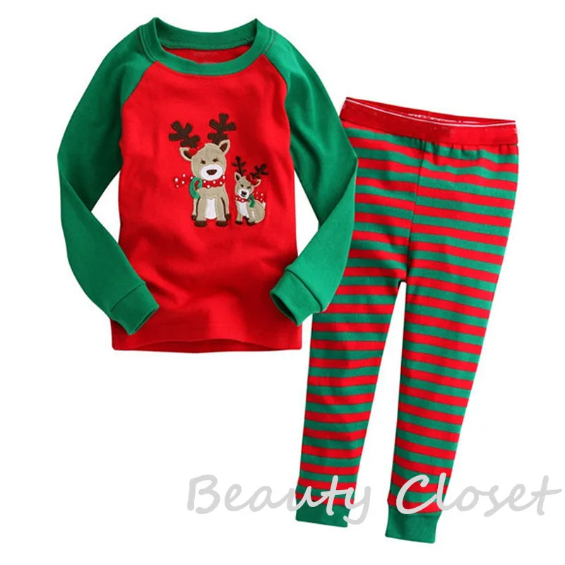 Kids Clothing Set Children Christmas Day Outfit Toddlers Girl And Boys