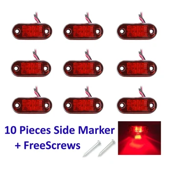 

Red,yellow and white,Highlight LED piranha lights side lights truck LED signal lights