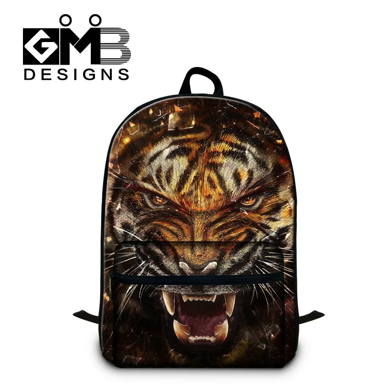 

Cool Tiger printing students Backpack for laptop,stylish leapord bookbags for college,Teen boys lightweight backpack school bag