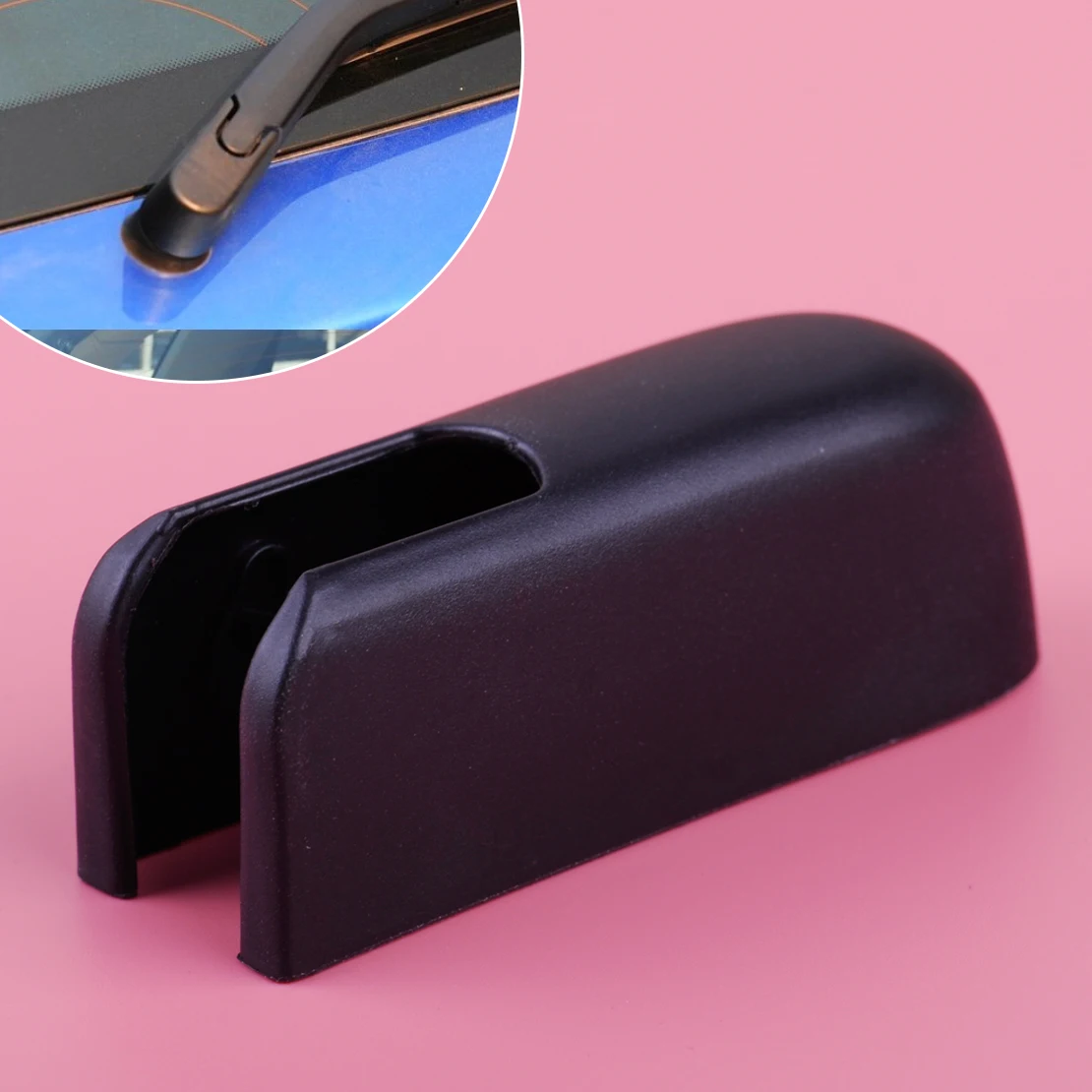 

CITALL Car Black Plastic Rear Windshield Wiper Arm Nut Cover Cap Fit for BMW X3 E83 2004 2005 2006 2007 2008 2009 2010