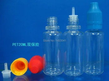 

2500pcs/lot 20ml e-liquids bottle/ long thin dropper /childproof &tamper proof cap,free shipping by Fedex