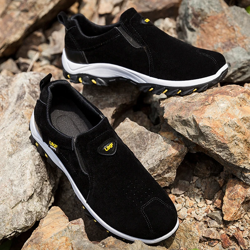 Fashion Men Casual Shoes Comfortable Shoes autumn/spring Black Gray Brown Casual Male Shoes Men Trainers Comfortable Loafers