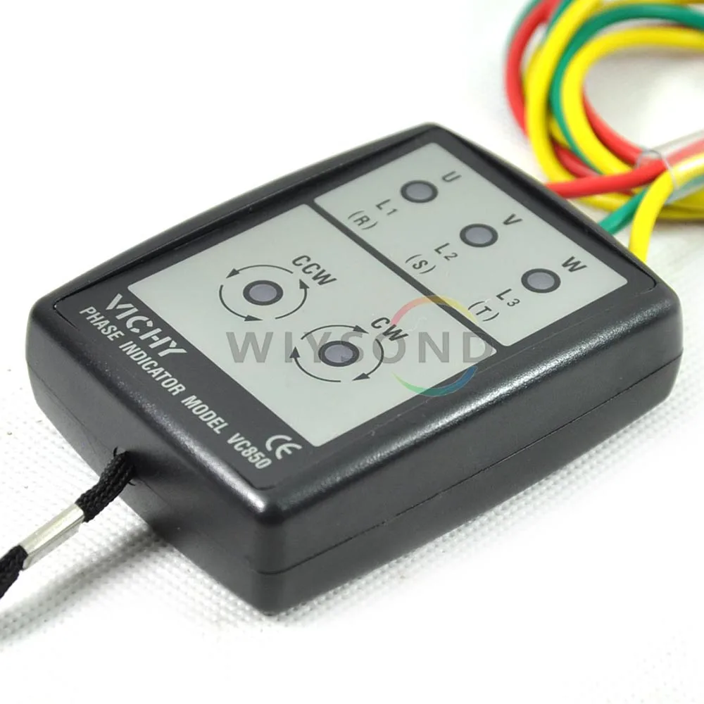 Тестер индикатора последовательности M016 vc850 3 фазы 200 ~ 480 В|rotation meter|rotation tester3 phase