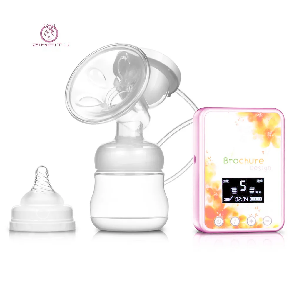 Zimeitu Rh268 Breast Pump Intelligent Electric Massage Noise Reduction