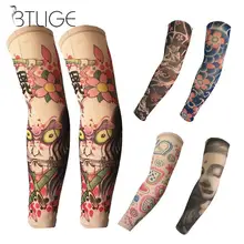 Велосипедные спортивные рукава для татуировки с защитой от ультрафиолетовых лучей, крутые рукава для защиты от солнца, теплые спортивные гетры для рук