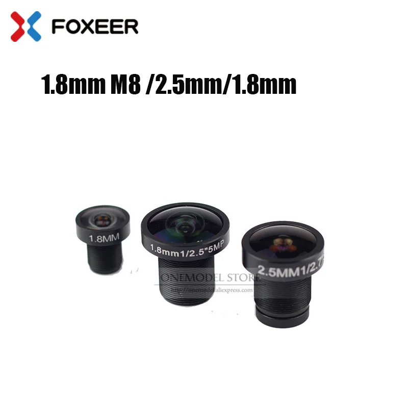 Original Foxeer Replacement Camera lens 1.7 1.8 2.1mm Wide Angle Lens for Predator Toothless Razer Camera M12 4MP 2.1mm for DJI