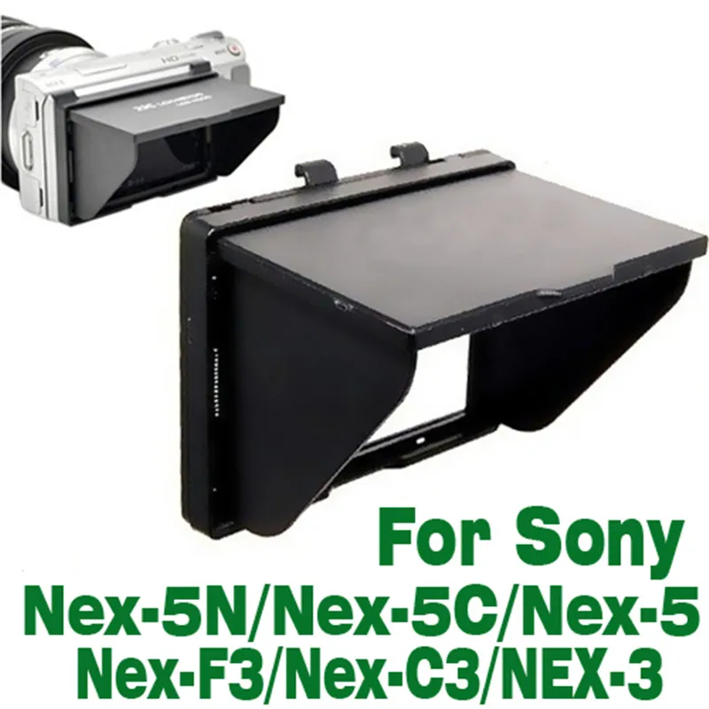 

Free Shipping! COMLYO LCD Pop-Up Screen Hood Cover Protector for Sony Alpha NEX-5 NEX-3 Camera Accessories High Quality