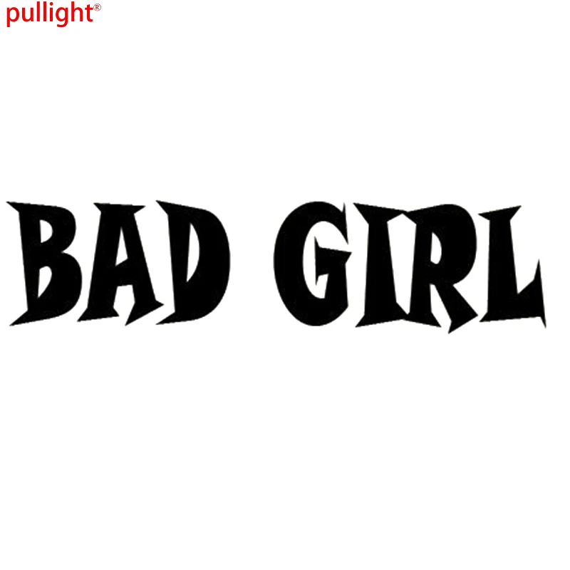 Bad Girl Pink Car Vinyl Sticker Graphic Decal Funny Drift