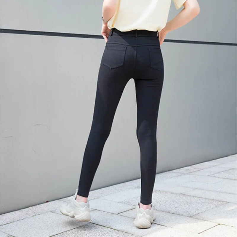 summer women's pants women high waist women pants thin broken hole pencil pants big push size women's trousers pantalones mujer summer women's pants women high waist women pants thin broken hole pencil pants big push size women's trousers pantalones mujer