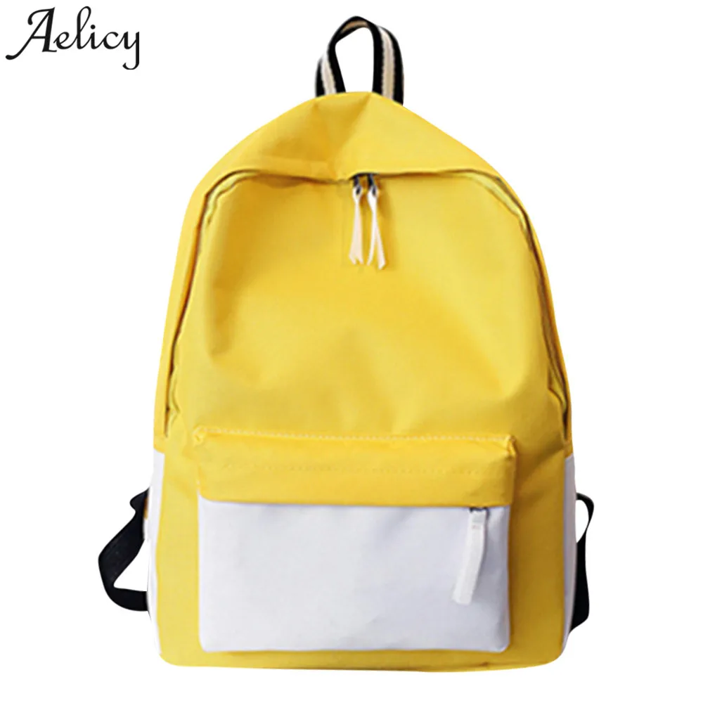 

Aelicy Women Backpack Unisex Panelled girls Backpack travel Double boys School Bags for women 2019 mochila feminina dropship hot