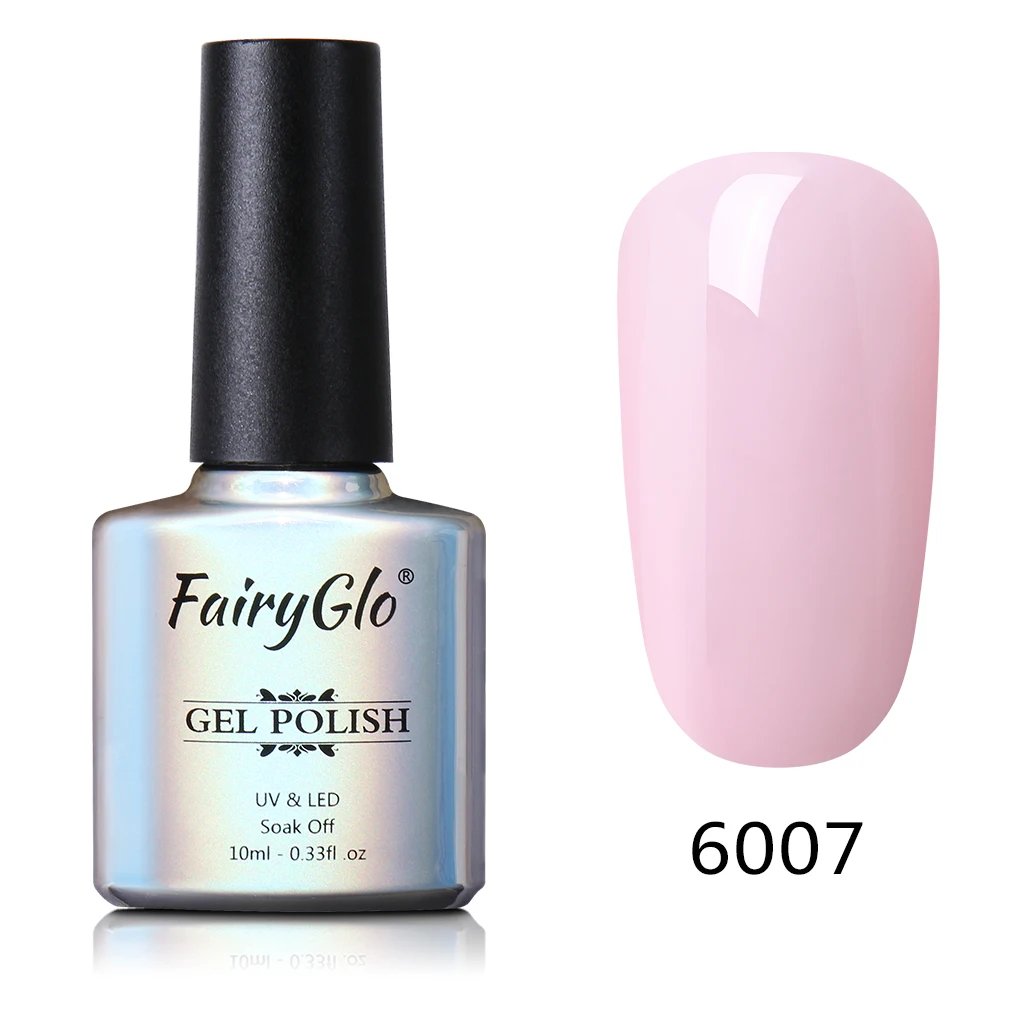 FairyGlo 10 мл один шаг Гибридный гель УФ светодиодный гель для ногтей стемпинг для украшения ногтей Гель-лак для ногтей, био-Гели Soak Off полу Perment лак 3 в 1 гвозди - Цвет: 6007