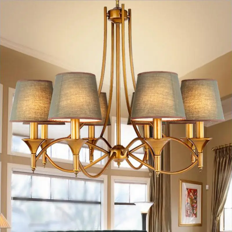 Здесь продается  Contemporary Chandelier, Modern American Style Dining Room Lighting Fixture Pendant Lamp Light for Bedroom Living Decor  Свет и освещение