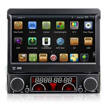 Free Shipping Android 4.4 Quad Core 7″ HD Capacitive Touch Screen 2 Din Universal Car DVD Radio GPS Navigation1.6GHZ CPU