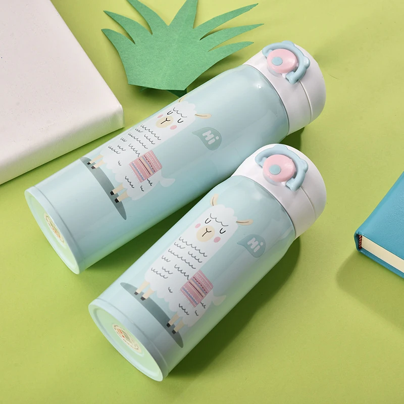 

Cartoon Sheep Thermos Bottle Stainless Steel Tumbler Insulated Water Bottle Portable Vacuum Flask for Coffee Mug Travel Cup