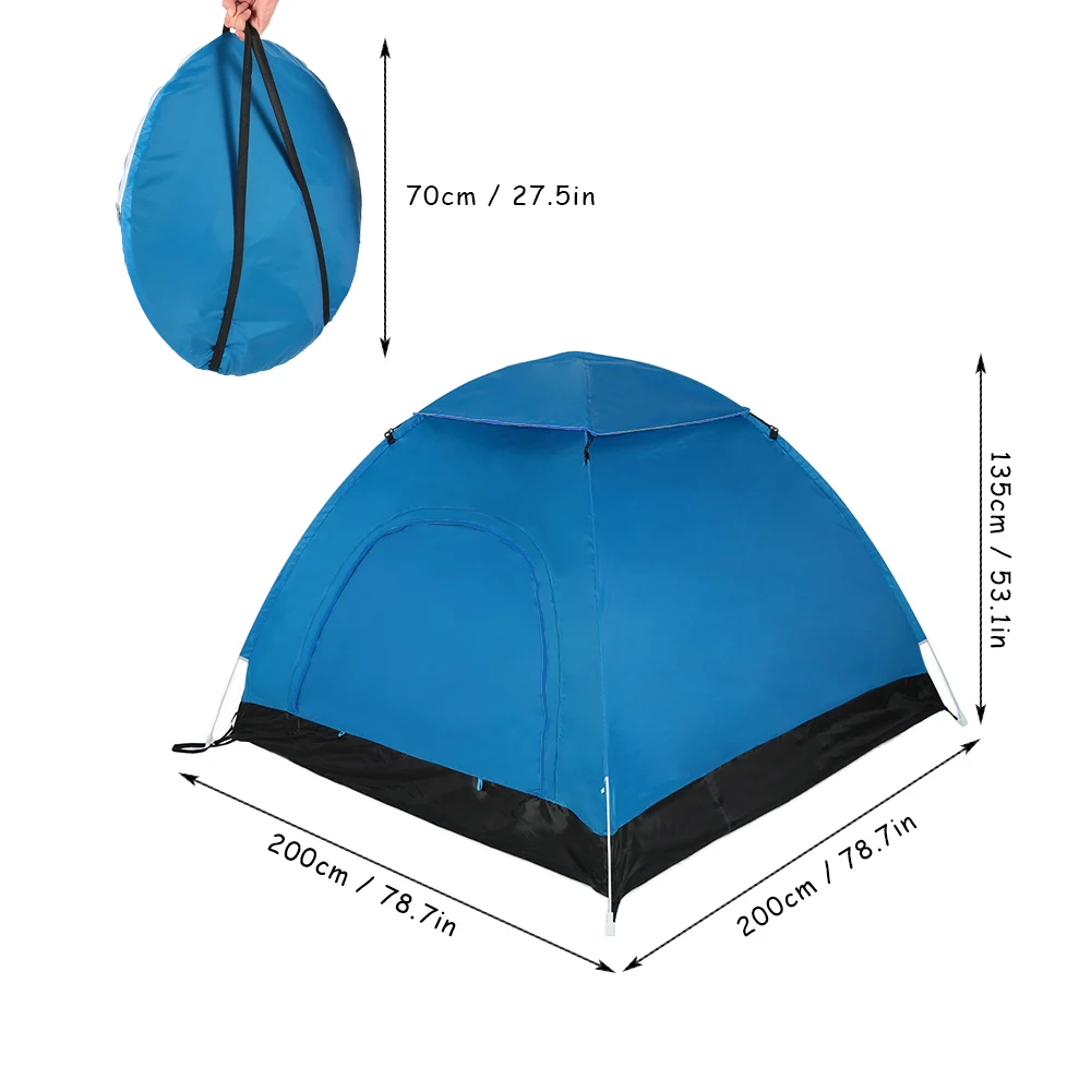 TOMSHOO Открытый Портативный пляжный тент 2-3 человек легко всплывающий Водонепроницаемый солнцезащитный тент для кемпинга пешего туризма складной рюкзак палатка