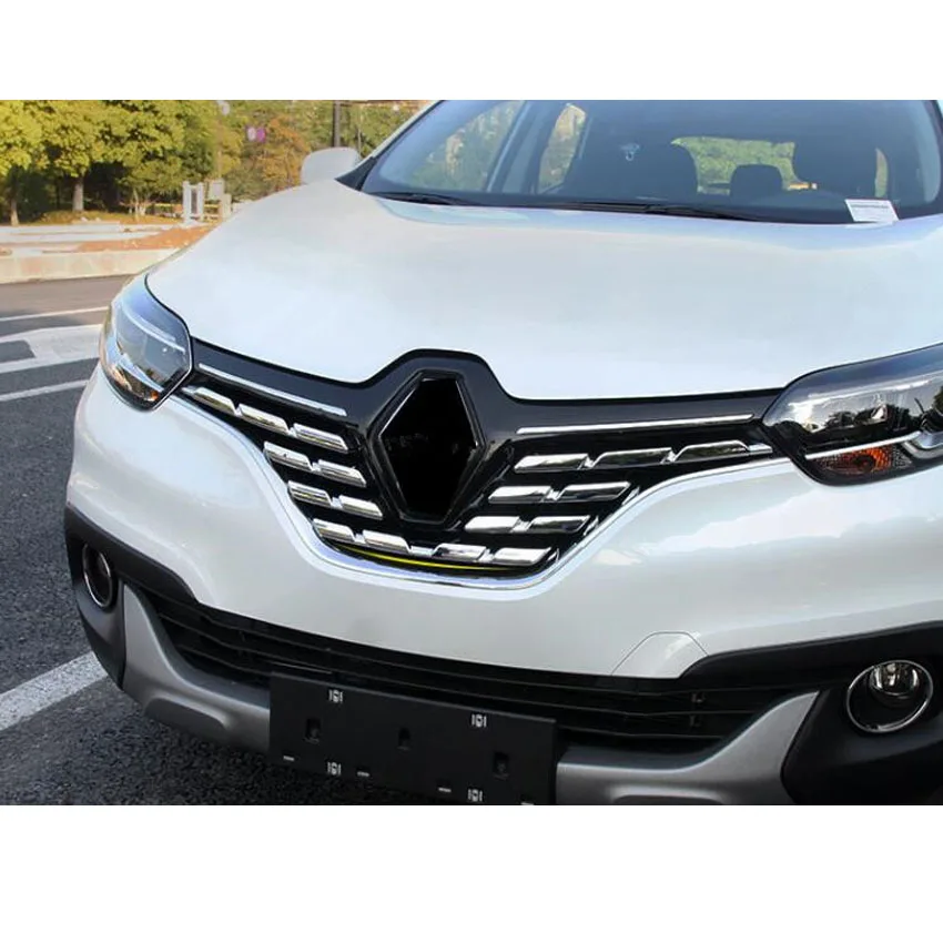 Renault Kadjar Chrom Kühlergrill Gitter Niere Streifen Abdeckung