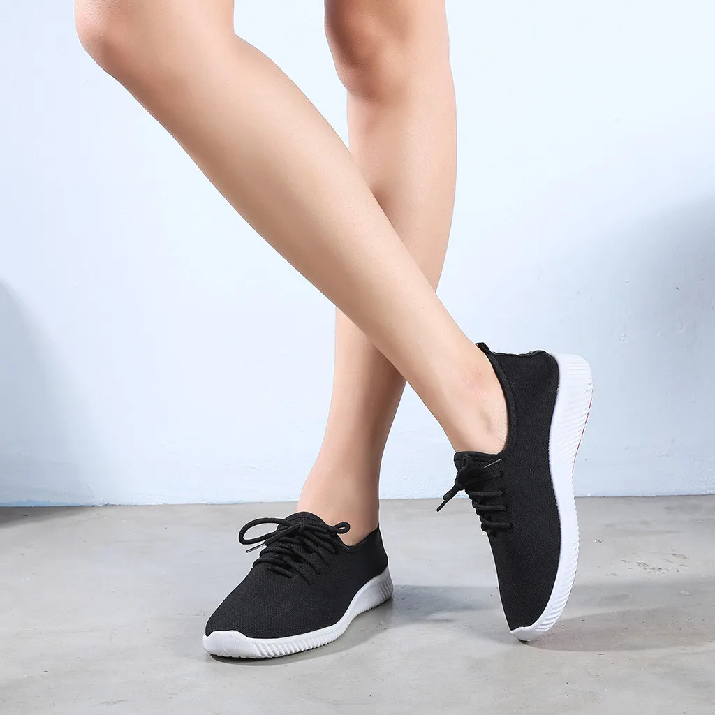 breathable flat shoes
