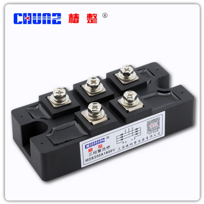 

[ZOB] RELAY Fuji MDS200A1600V three-phase bridge module - zhuangshuyuan CHUNZ --2pcs/lot