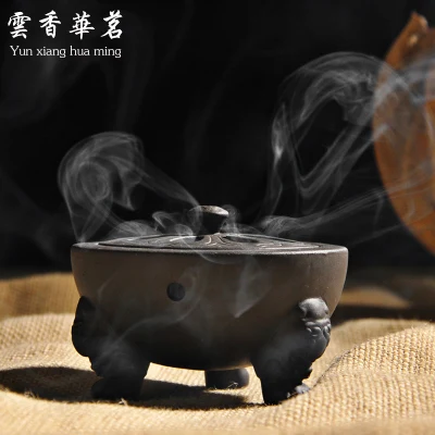 

Violet arenaceous fine The tea ceremony censer Aromatherapy furnace incense coil tower of sandalwood incense cone heavy sweet sw