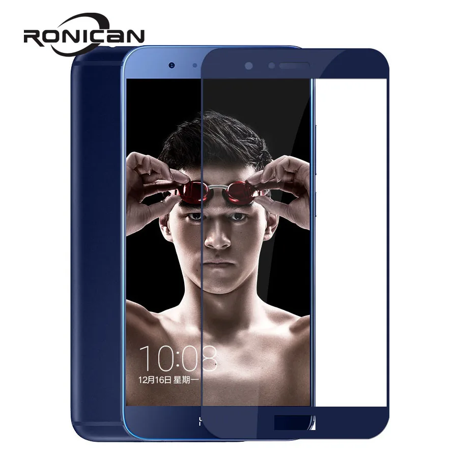 Защитное стекло для экрана Honor 8 Pro закаленное Huawei honor V9 полное покрытие 5 7 дюйма Hawei