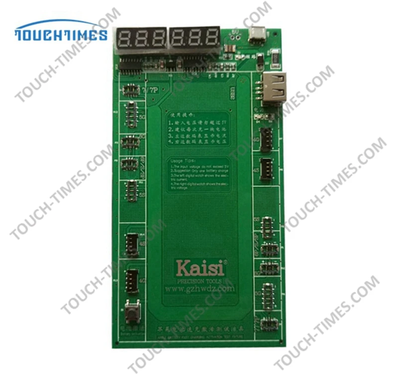 Kaisi K-9201 профессиональная плата для зарядки аккумулятора с кабелем Micro USB для Apple iPhone 6 plus 5s 5 4s 4 7 7P