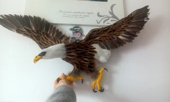 

big simulation wings eagle model polyethylene & furs creative eagle model gift about 70x40cm 2530
