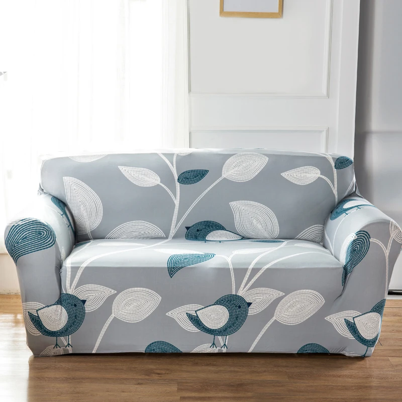 Home Anti dirty Pet Protection Soft Elastic Leaves Bird Armchairs Sofa