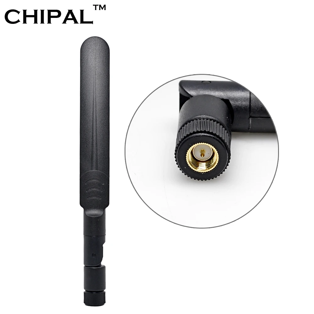 CHIPAL SMA-M плоский весло WiFi антенна 155 мм 5dBi 700-2700 МГц 2,4G 5,8G 3g 4G LTE gsm с SMA разъемом для модемного маршрутизатора