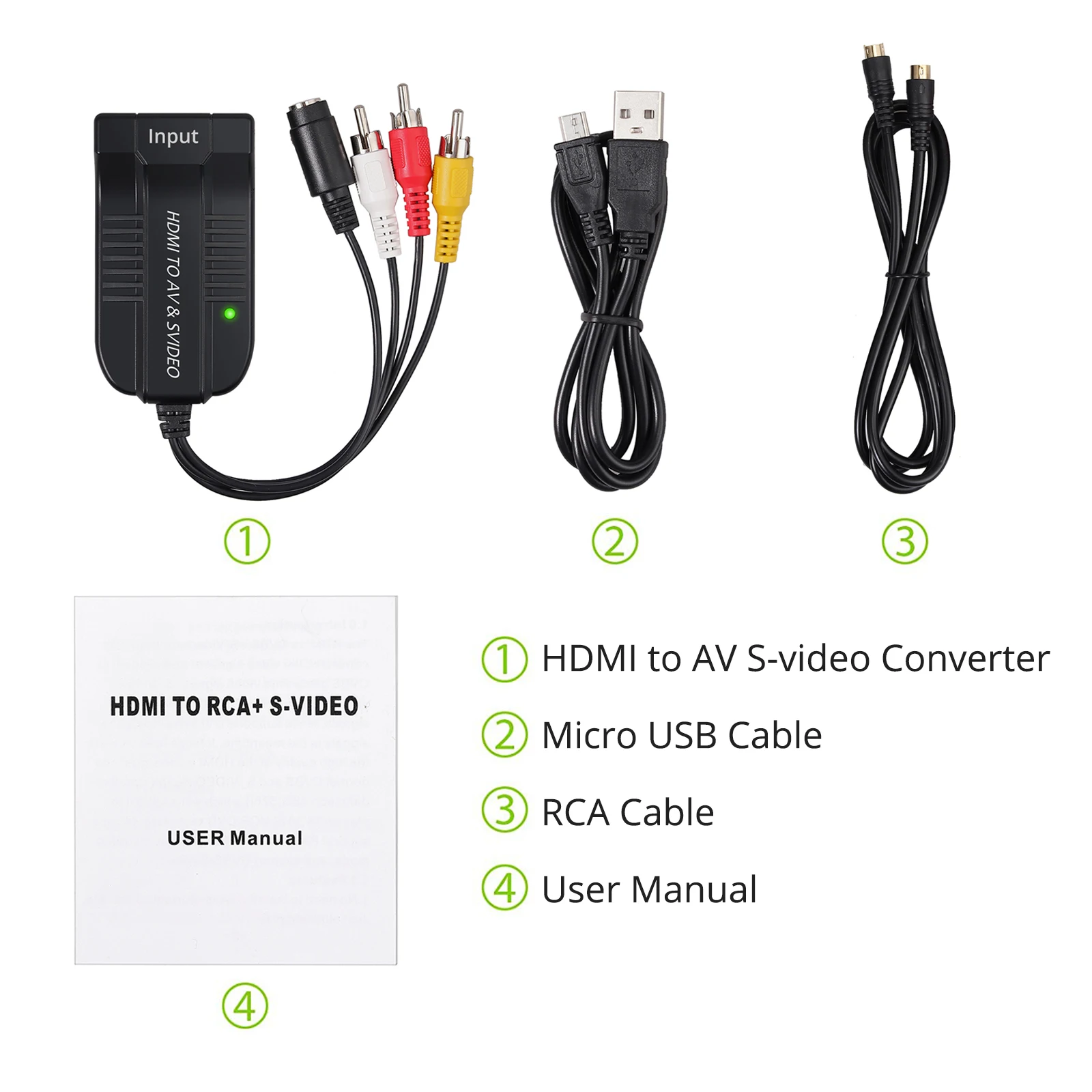 Neoteck HDMI К AV CVBS S видео конвертер адаптер композитный R/L аудио HDMI2AV 1080P с кабелем для