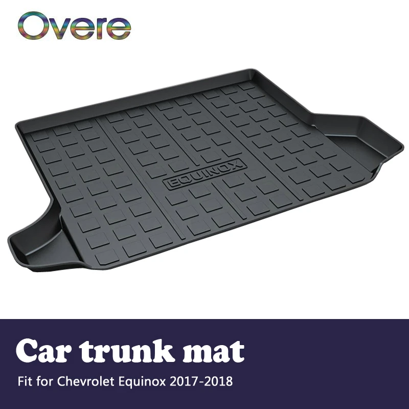

Overe 1Set Car Cargo rear trunk mat For Chevrolet Equinox 2017 2018 Styling Boot Liner Tray Waterproof Anti-slip mat Accessories