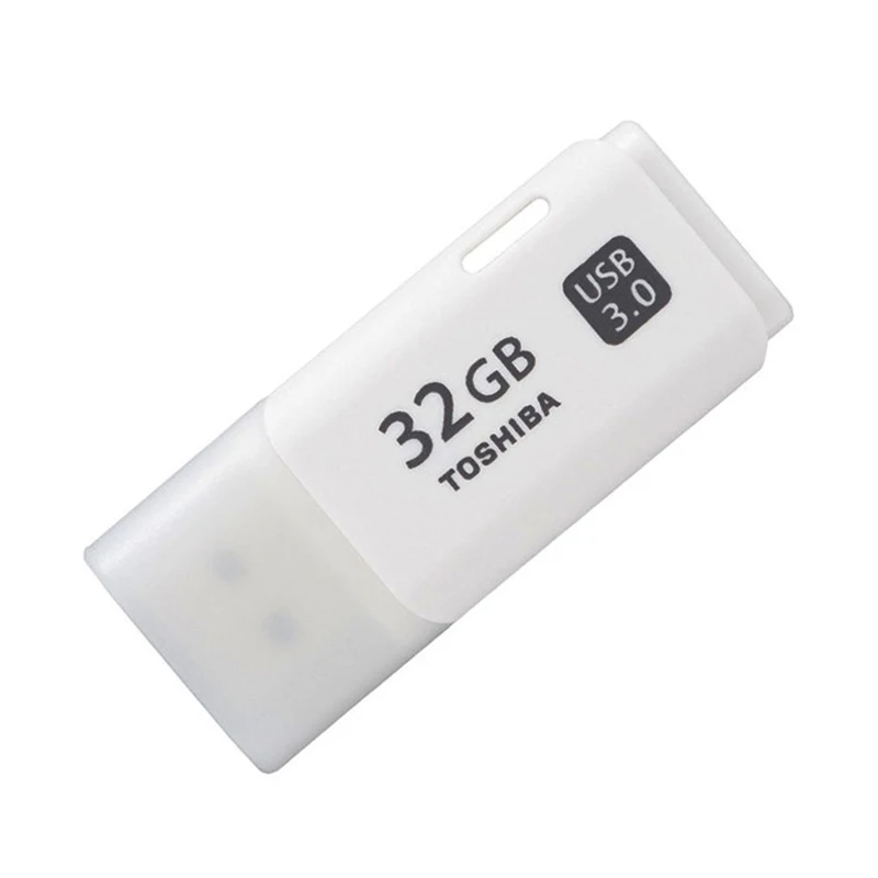  TOSHIBA U301 USB3.0 Flash Drive 128GB 64GB 32GB Pen Drive Pendrive Waterproof Plastic White U Disk 