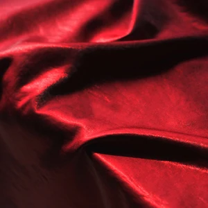 Блестящий вискозный нейлон Шармез материал вечернее платье ткань Tissu - Цвет: old red