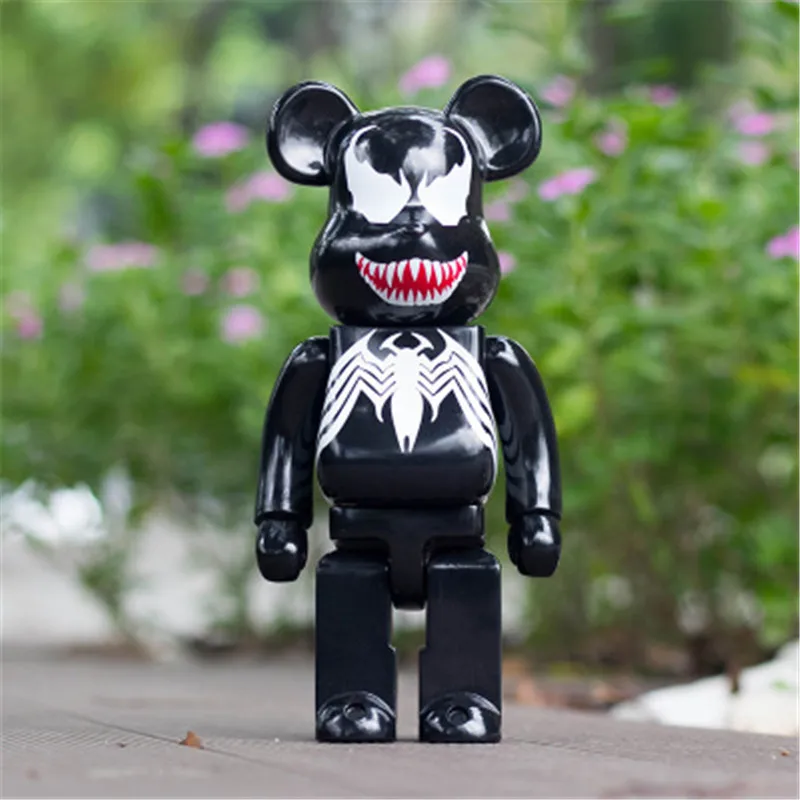 

Bearbrick BB Venom Gloomy Bear Venom Be@rbrick 400% 28 CM PVC Action Figure Collectible Model Toy BOX V13